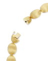 "Muse" gold beaded necklace (medium)