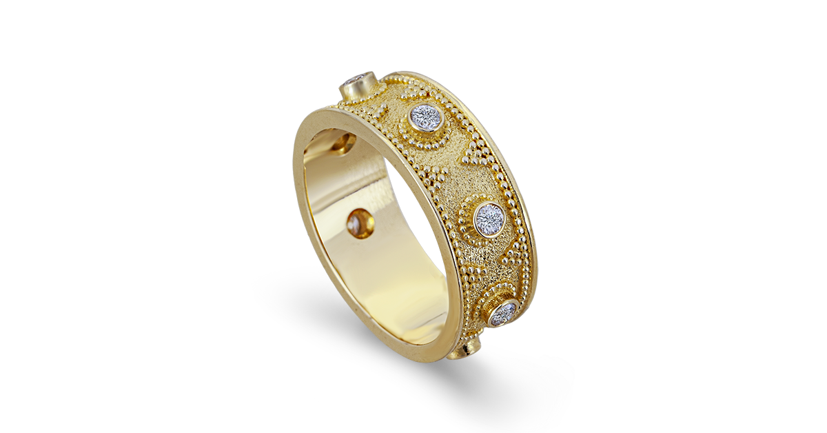 Byzantine Ring With Diamonds